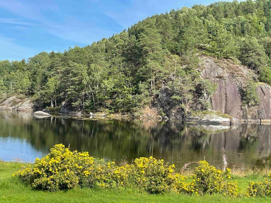 Bosvik Gard, Nyrenovert Leilighet I Hovedhus Fra 1756 Risør Esterno foto